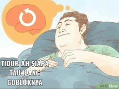 Gambar lucu orang tidur