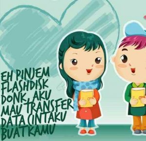 Gambar lucu kartun tentang cinta