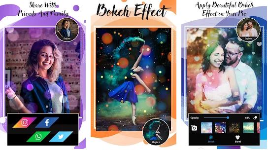 aplikasi bokeh effect