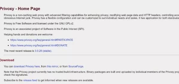 Proxy Gratis - Privoxy