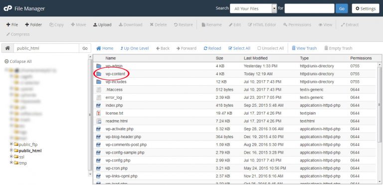 hapus plugin lewat cpanel 2