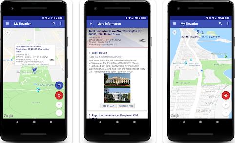 Aplikasi Altimeter - My Elevation