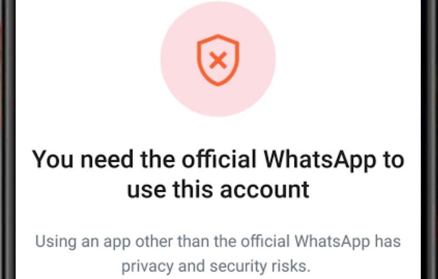 tidak bisa instal wa