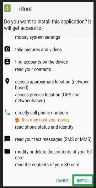 cara root hp android dengan iroot