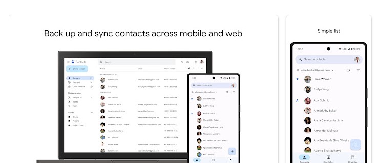 google contacts