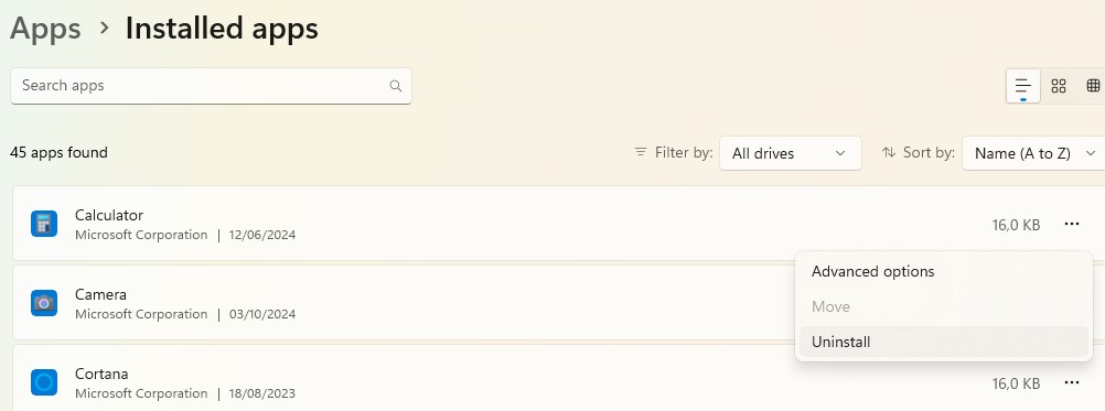 cara hapus aplikasi di laptop