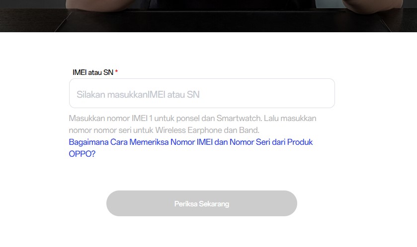 Cara Cek Garansi HP OPPO