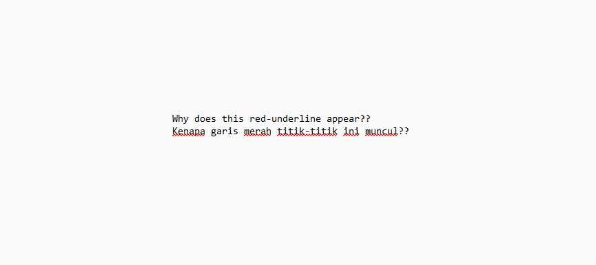 cara menghilangkan garis merah dibawah teks di word